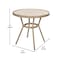 Flash Furniture Lourdes French Bistro 31.5in. Tbl, Natural/Wht PE Rattan, Glss Top w/2 Stck Chairs - Light Natural SDA-AD641012-80-2001-F-NATWH-LTNAT-GG - alternate 7
